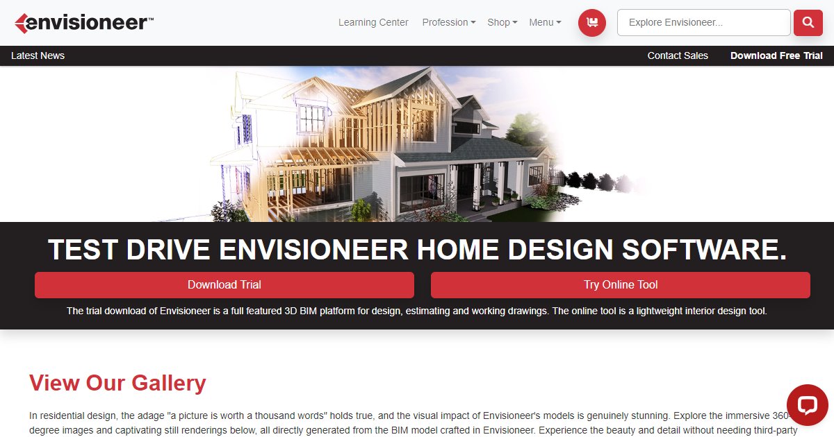 Envisioneer by Cadsoft - featured BIM software image