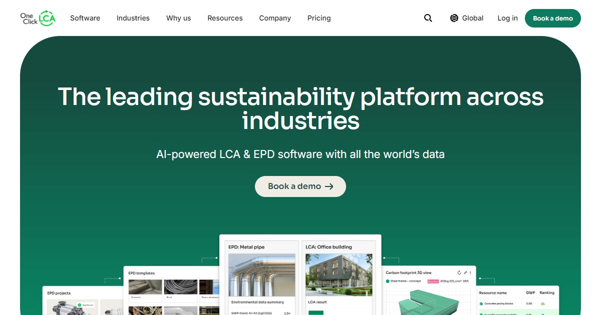 One Click LCA - featured BIM software image