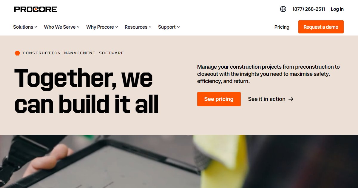 Procore - featured BIM software image