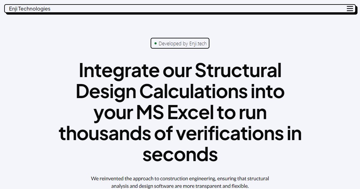 Enji.io - featured BIM software image