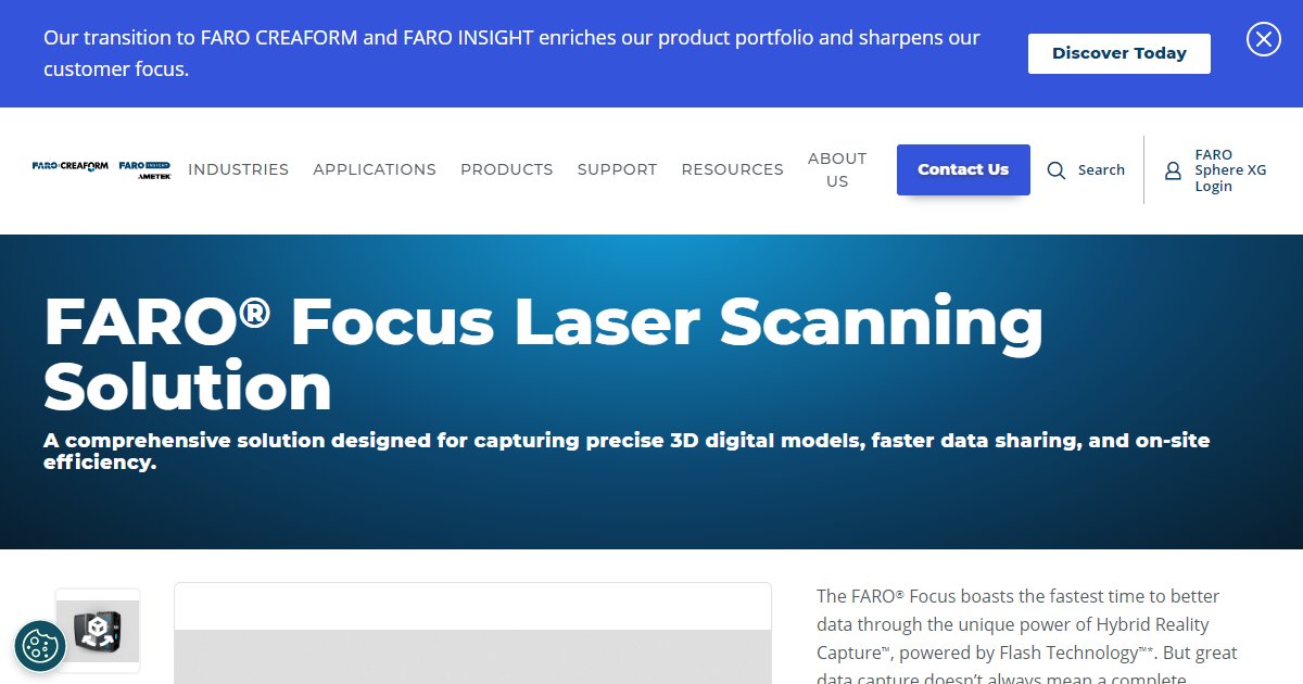 FARO Focus by FARO - featured BIM software image