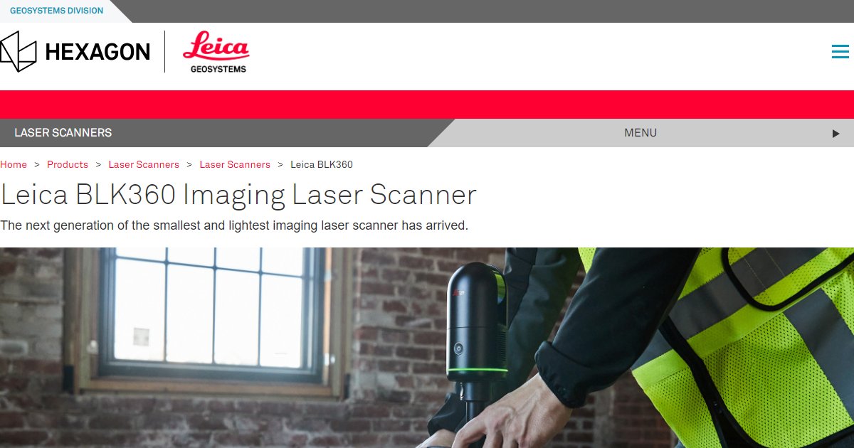 Leica BLK360 by Leica Geosystems - featured BIM software image