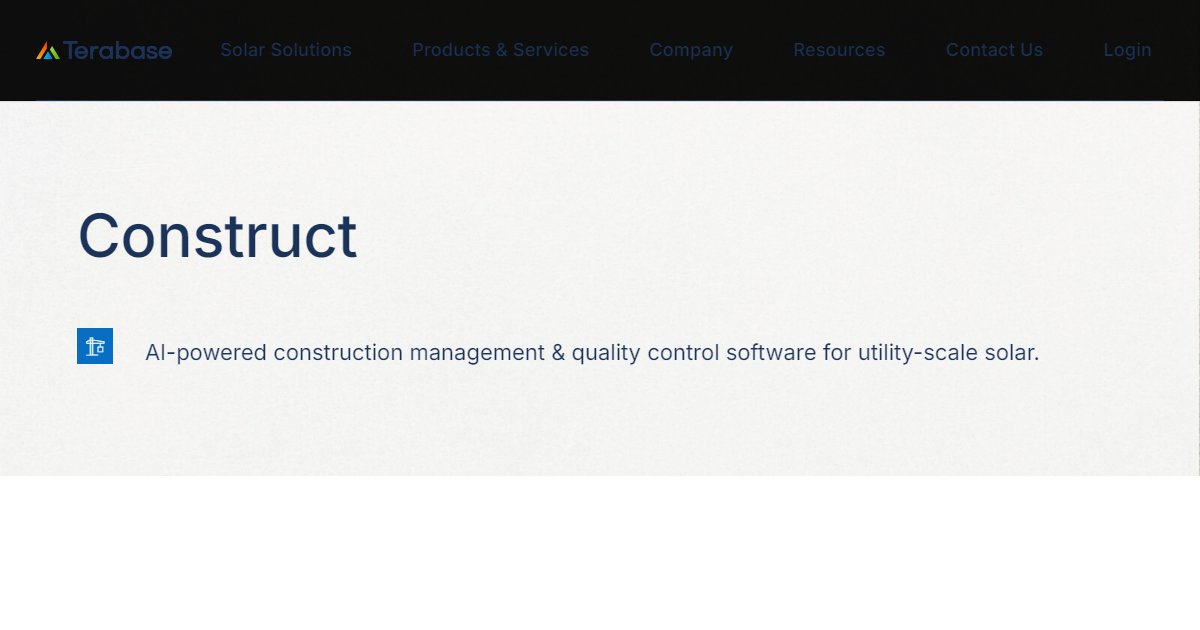 Terabase Construct - featured BIM software image