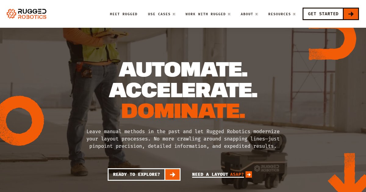Rugged Robotics Layout Service - featured BIM software image