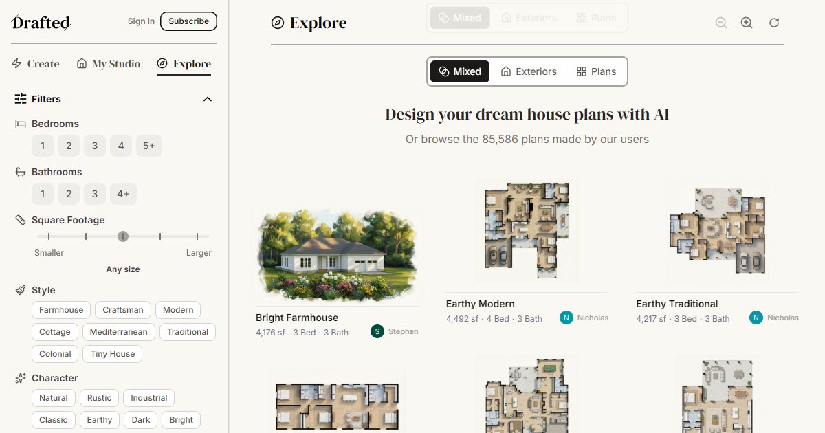 Drafted - featured BIM software image