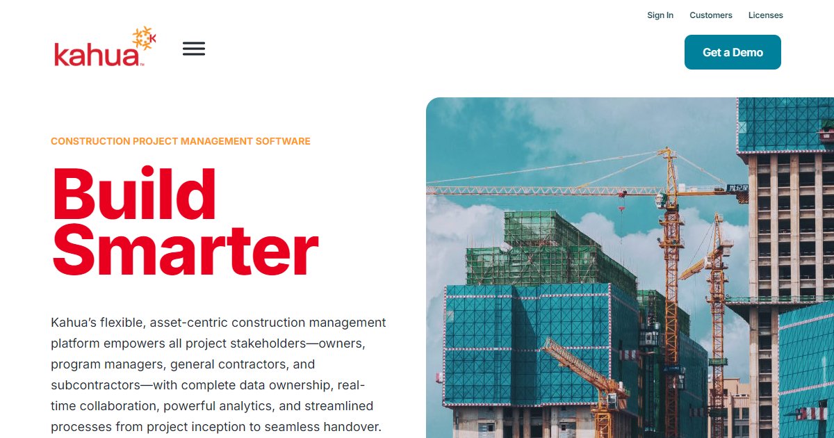 Kahua - featured BIM software image