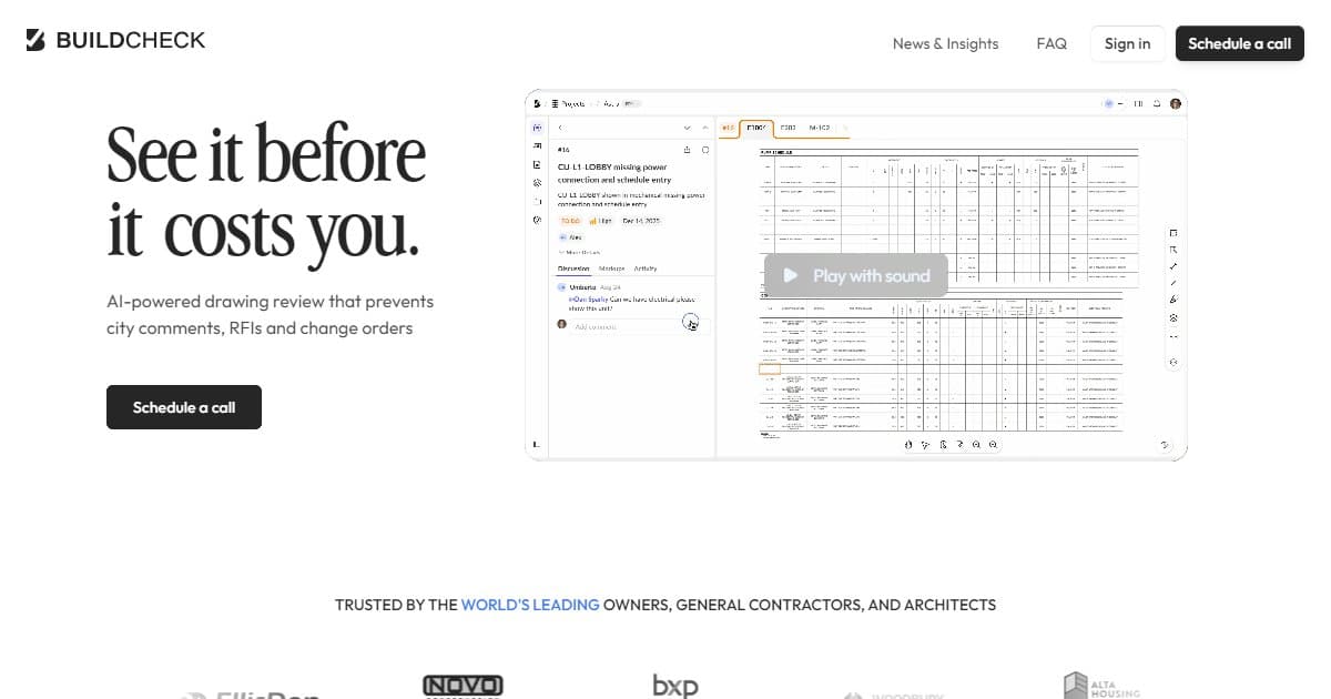 BuildCheck - featured BIM software image