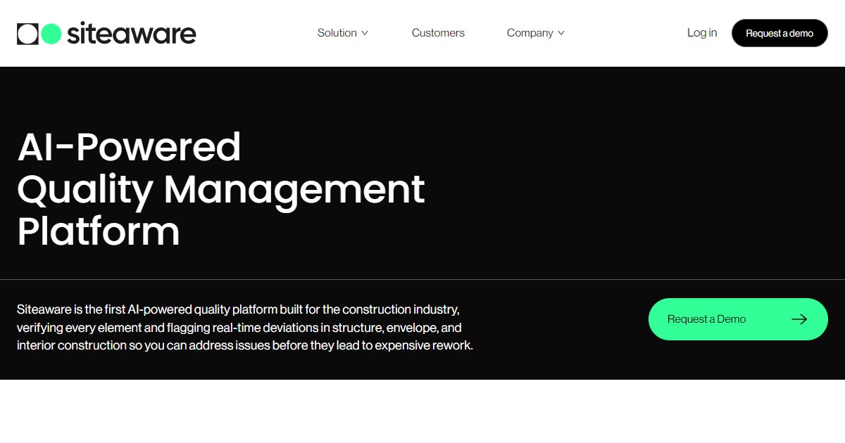 SiteAware - featured BIM software image