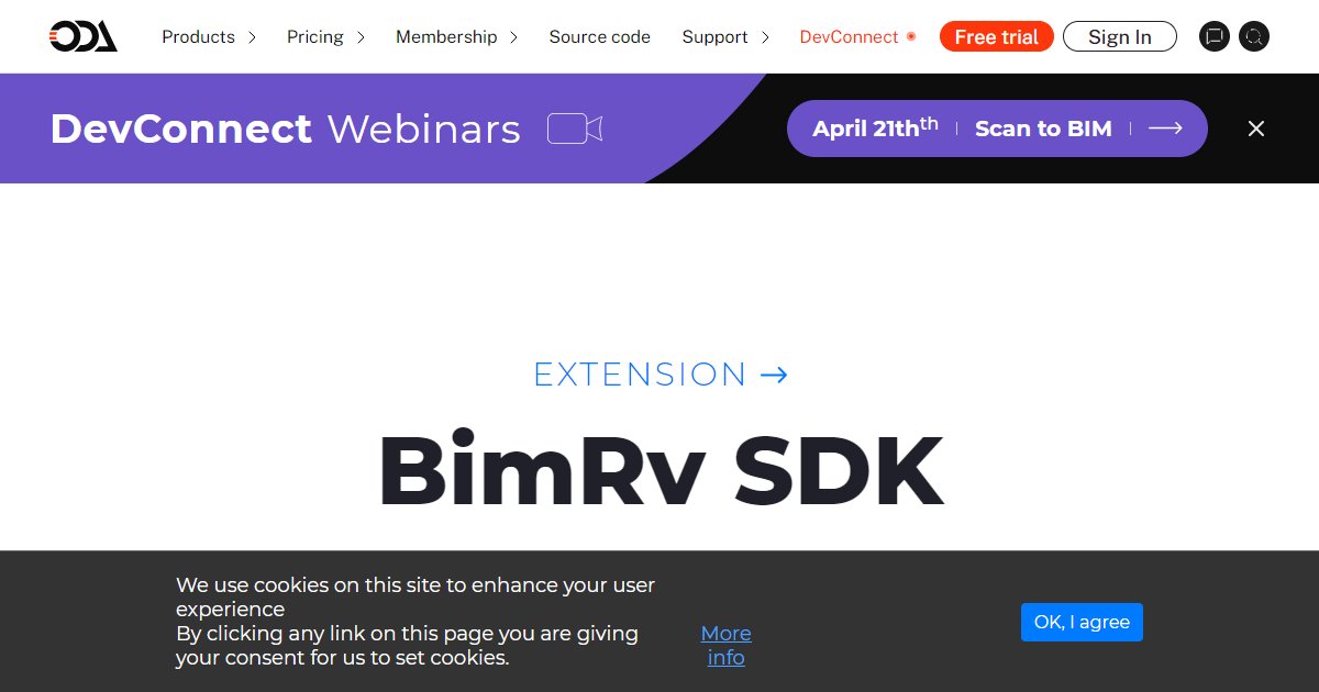 BimRv SDK by Open Design Alliance - featured BIM software image