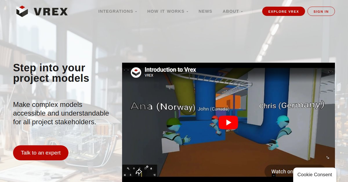Vrex - featured BIM software image