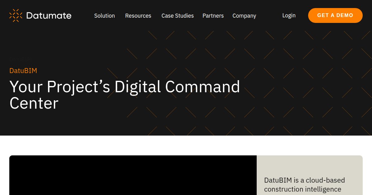 DatuBIM by Datumate - featured BIM software image