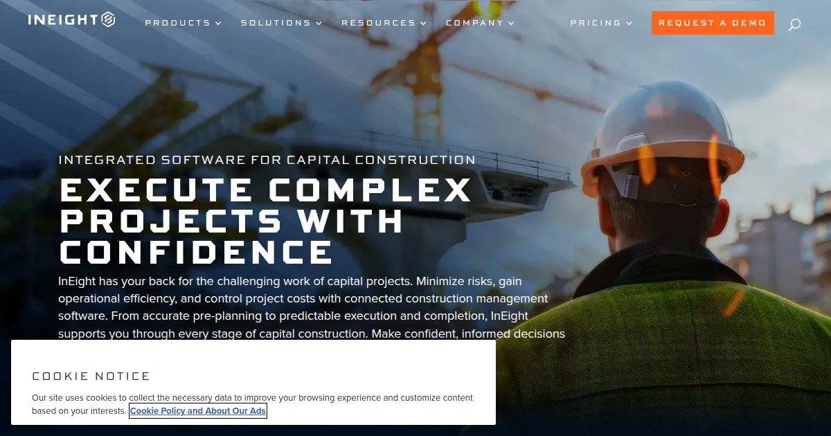 InEight - featured BIM software image