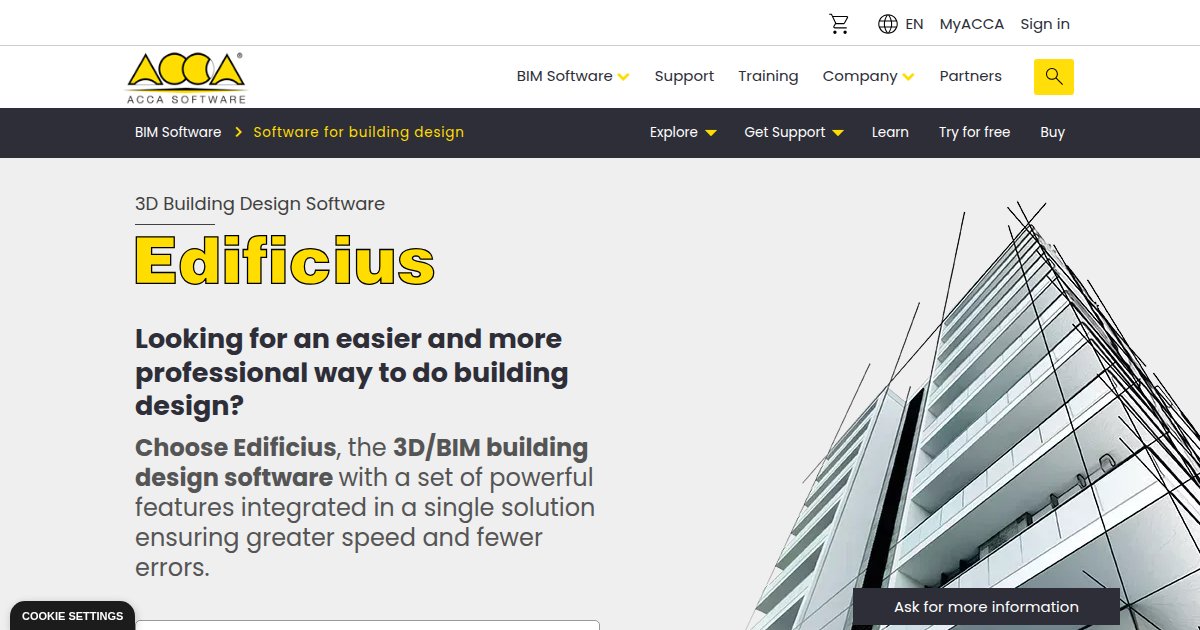 Edificius by ACCA software - featured BIM software image