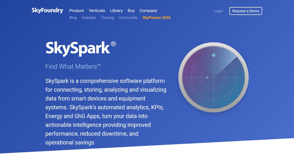 SkySpark by SkyFoundry - featured BIM software image