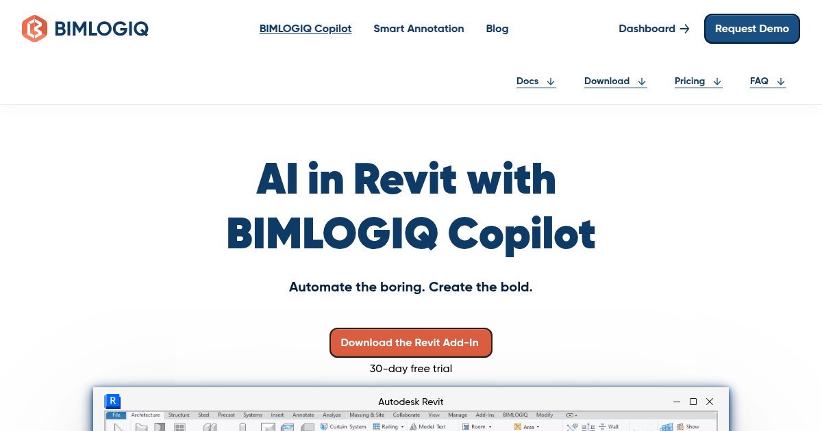 BIMLOGIQ Copilot - featured BIM software image