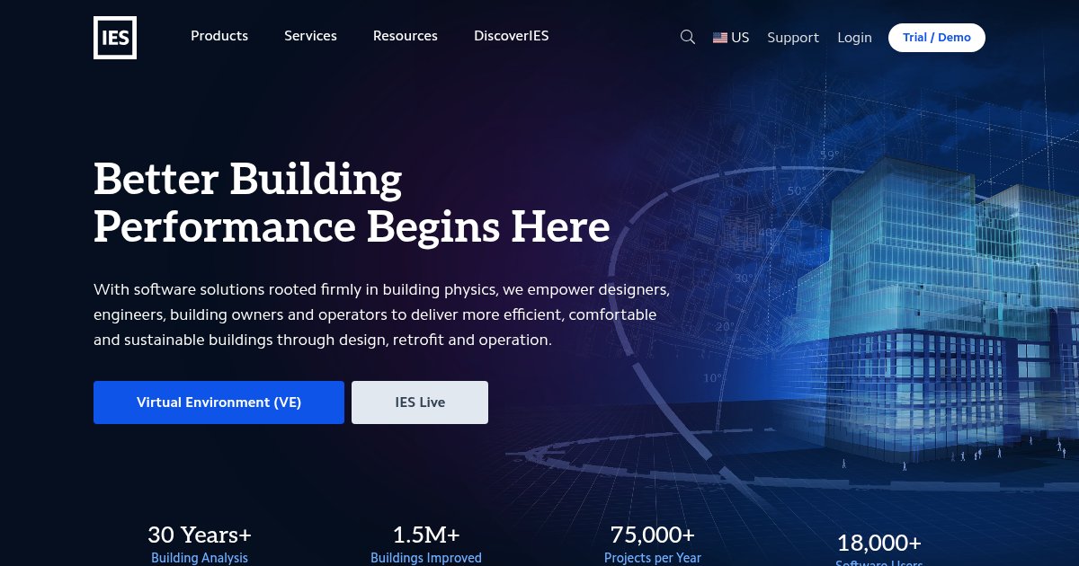 IES Virtual Environment - featured BIM software image