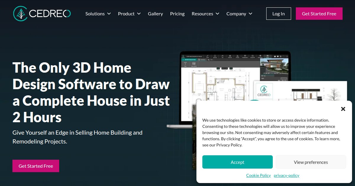 Cedreo - featured BIM software image