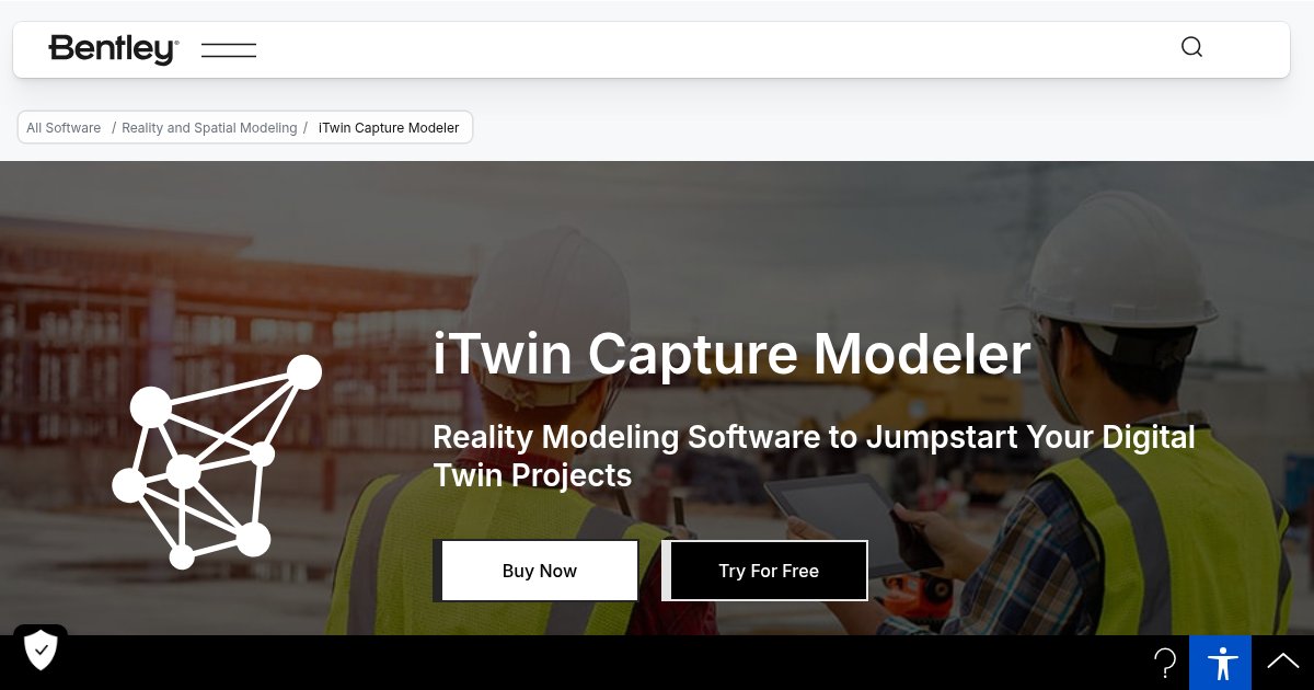 Bentley iTwin Capture Modeler - featured BIM software image