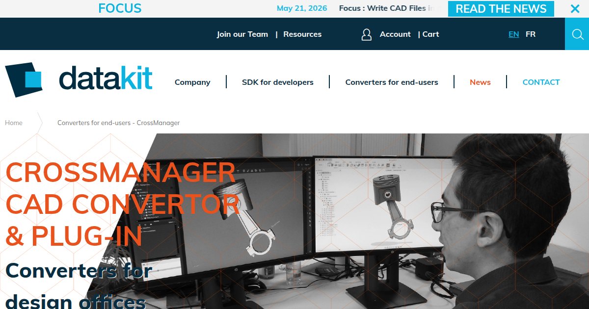 Datakit CrossManager - featured BIM software image