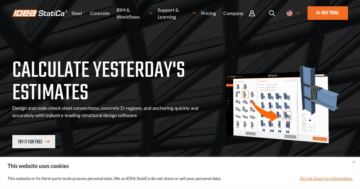 IDEA StatiCa - featured BIM software image