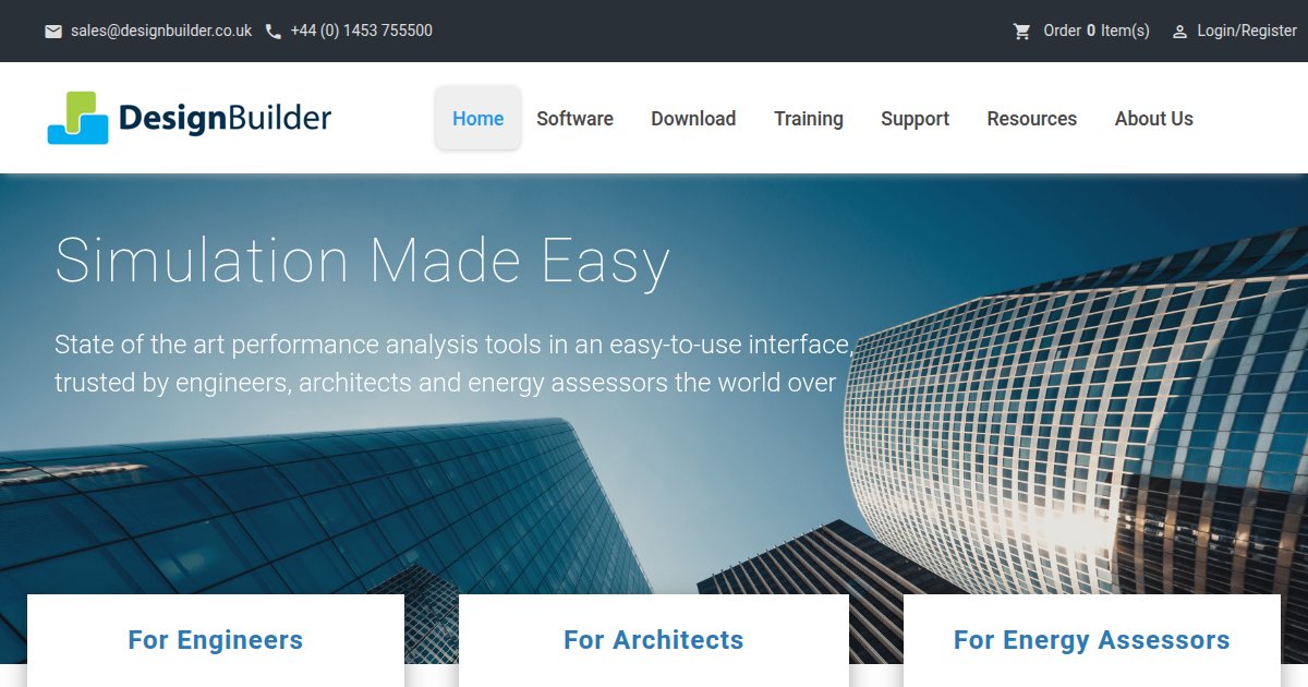 DesignBuilder - featured BIM software image