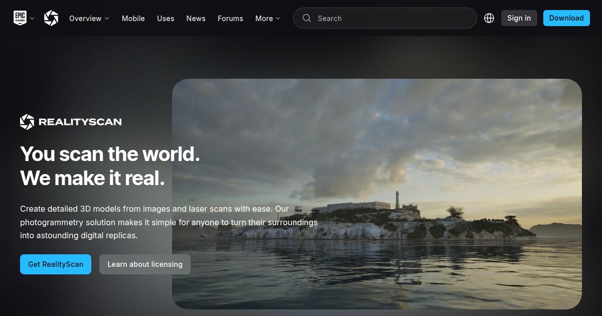 RealityScan - featured BIM software image