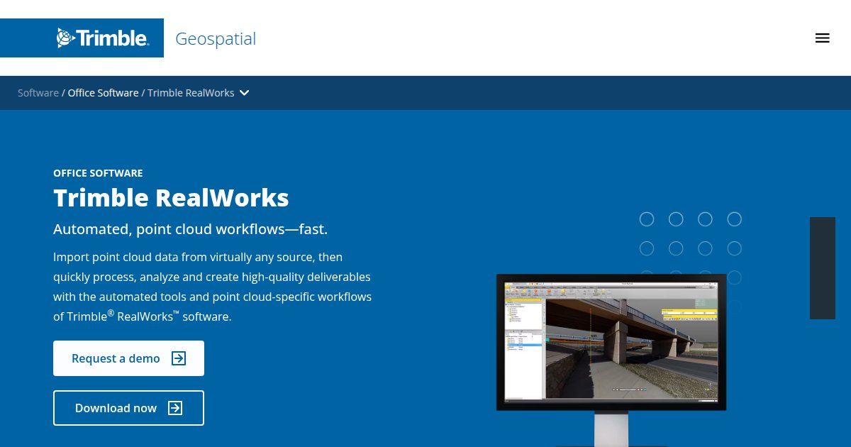 Trimble RealWorks - featured BIM software image