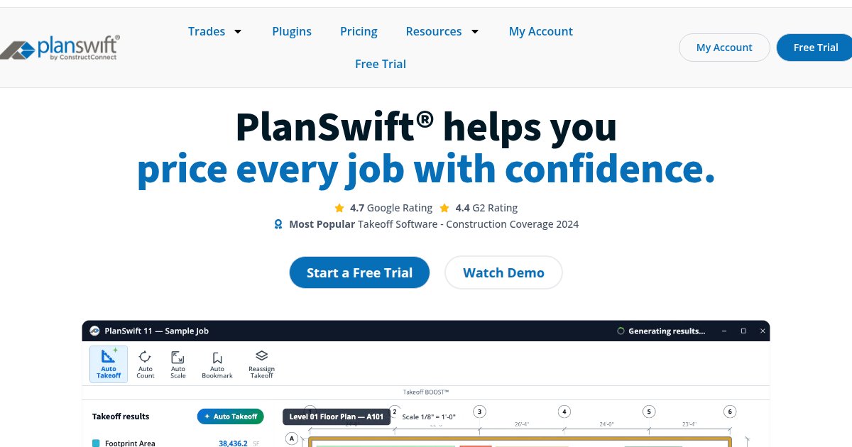 PlanSwift - featured BIM software image