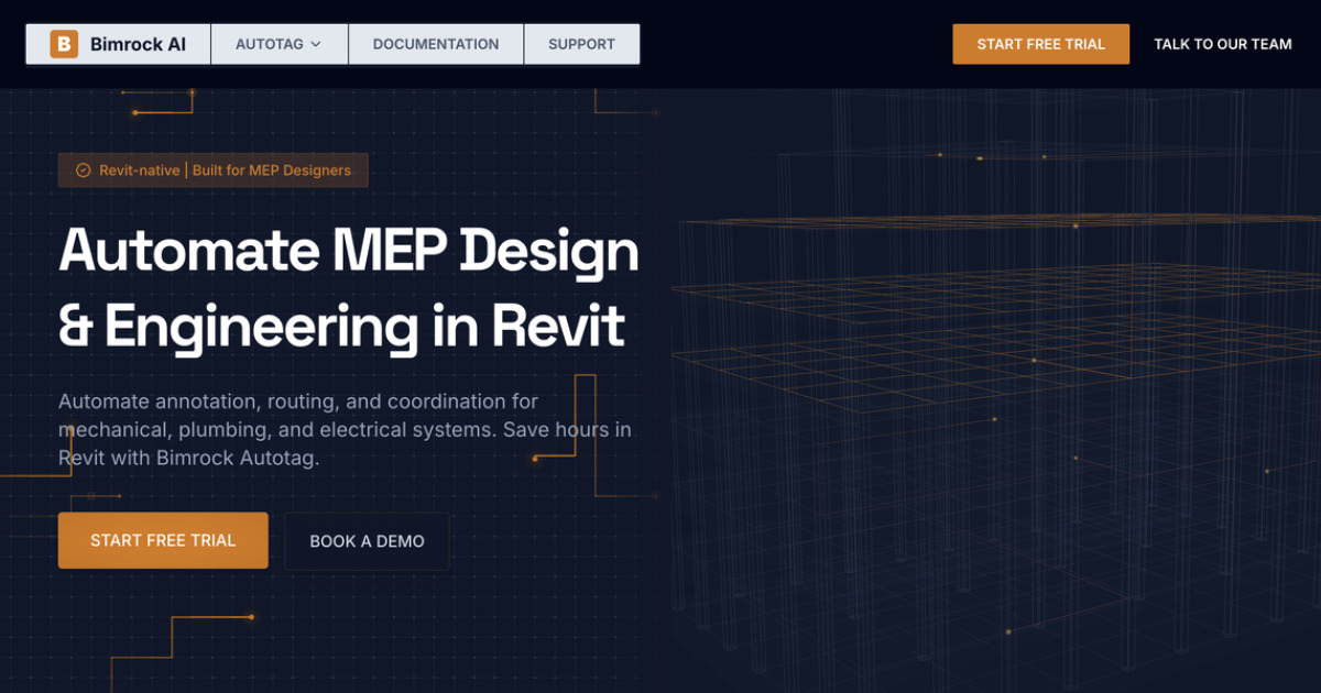 Autotag by Bimrock AI - featured BIM software image