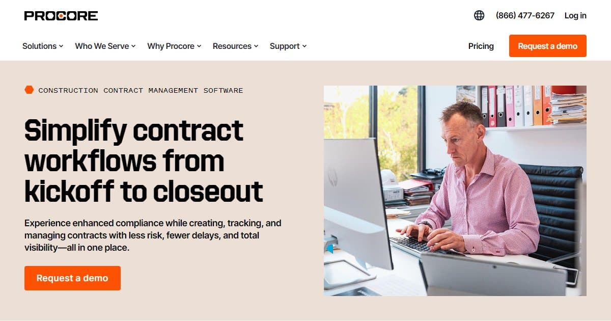 Contract Management by Procore - featured BIM software image