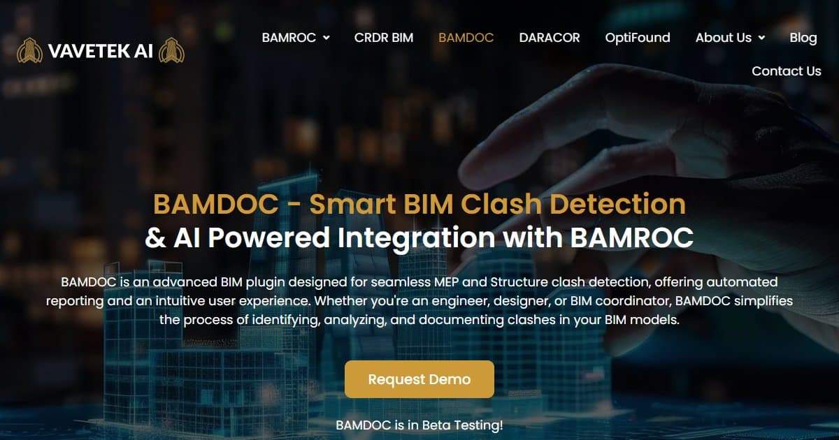 BAMDOC by Vavetek - featured BIM software image