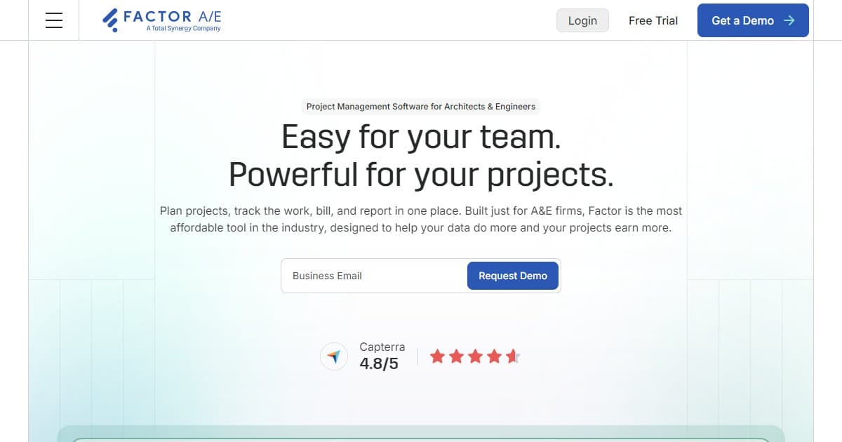 Factor A/E - featured BIM software image