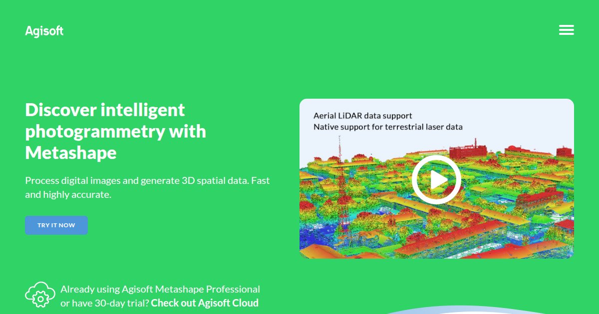 Agisoft Metashape - featured BIM software image